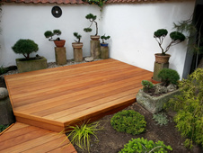 Garapa dřevěné terasy
