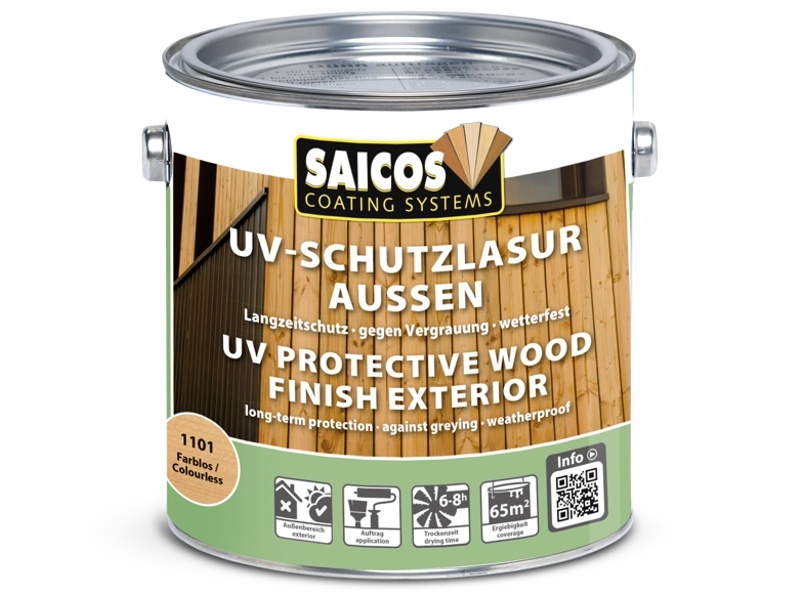 Saicos UV olejová fasádní lazura 1101-1181