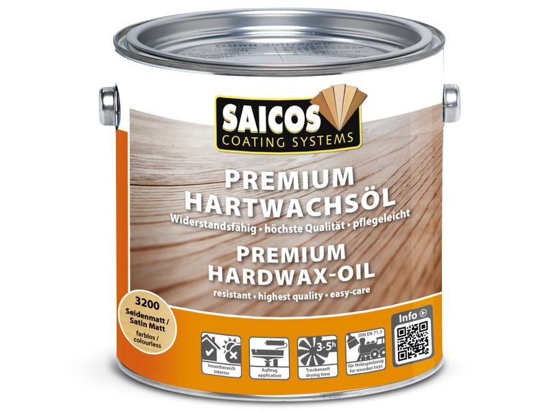 Saicos tvrdý voskový olej Premium 3320-3333