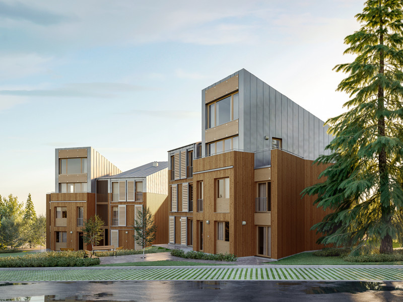 Rhombus Cladding Thermowood Rhombus profile 20x90 mm