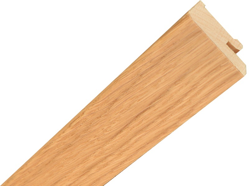 Oak wooden Cubica 16x60 mm skirting Pedross 