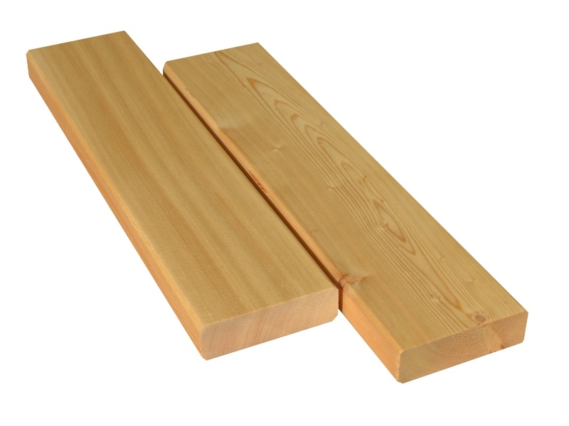 Siberian larch planks 21x58 mm