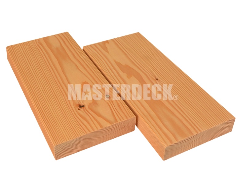 Canadian larch wooden decking