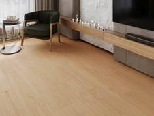 Oak Cream, vinyl flooring Barlinek Next Step with integrated underlay