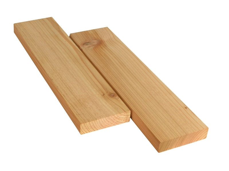 Západní červený cedr, prkna 17x65 mm, třídění STK