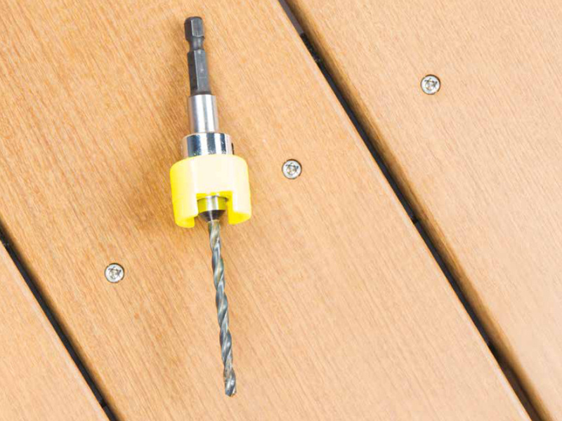 Step drill bit for decking