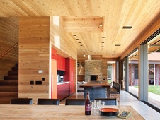 Western Red Cedar cladding in STK grade