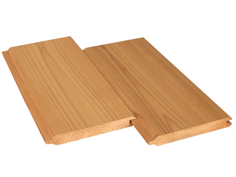 Western Red Cedar, Clear, V-Joint cladding 17x135 mm