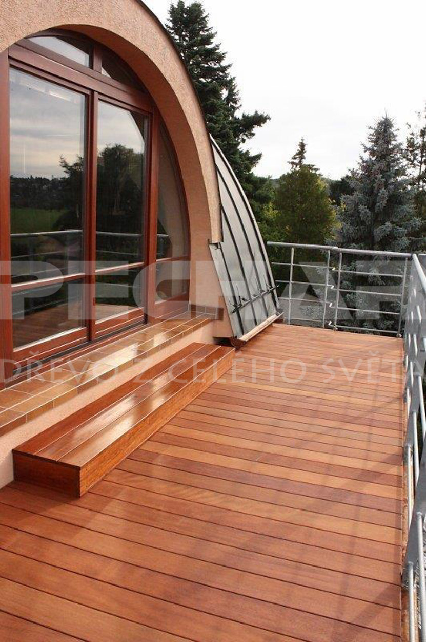 Merbau wooden decking