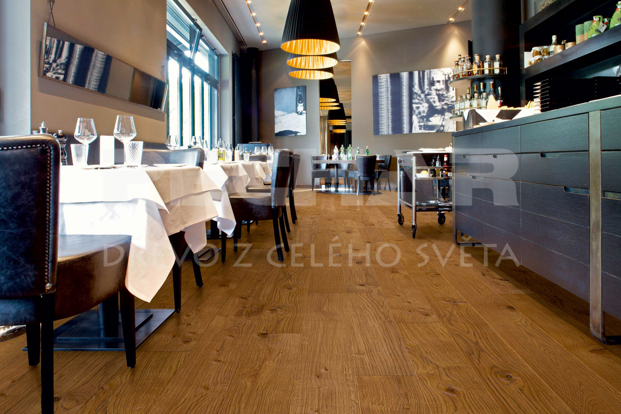 Oak Rustical solid flooring by Austrian production Weiss