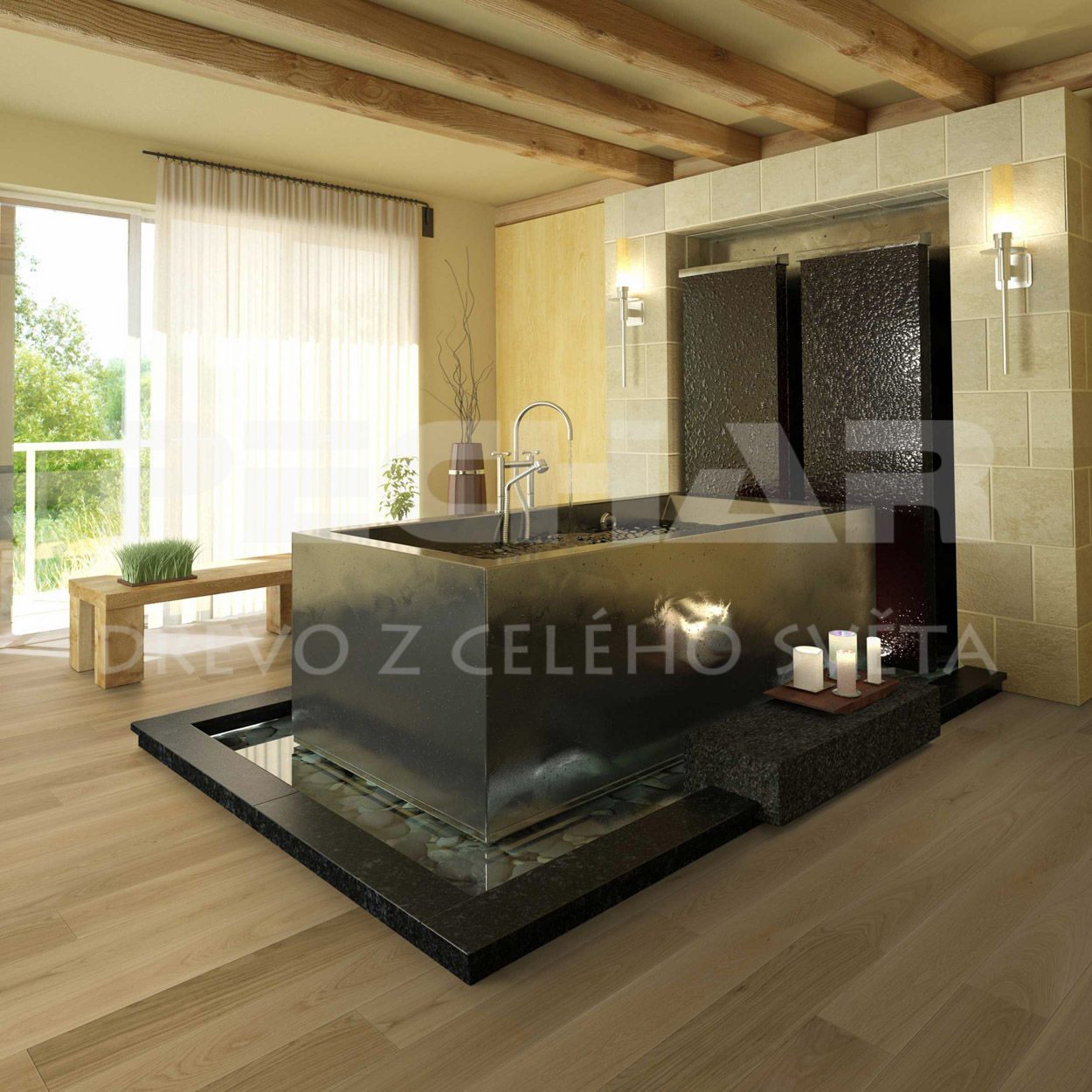 Dubové masivní podlahy v třídění Select od rakouského výrobce Weiss